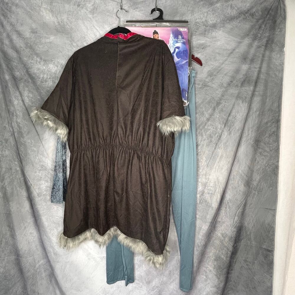 Adult Disney Frozen Costume Men XXL Kristoff Halloween Complete Set Tunic Etc - Picture 2 of 15